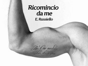 [Live 01] • Ricomincio Da Me (Live Vol. 1)